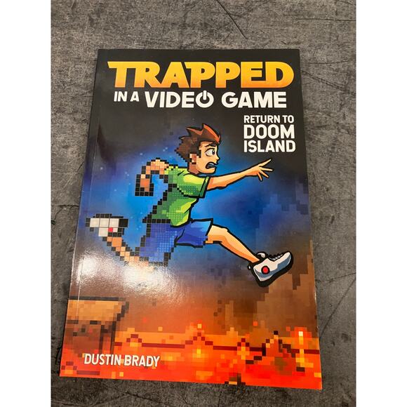 Trapped in a Video Game Lot of 4 Books by Dustin Brady Kids Adventure Series - Picture 2 of 9
